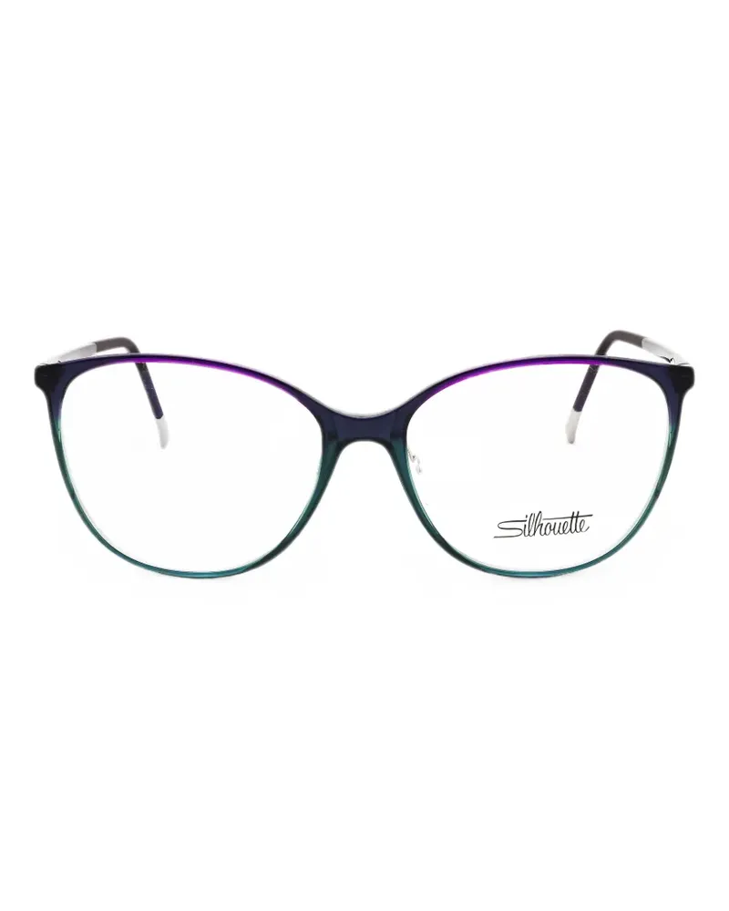 Silhouette SPX Illusion Fullrim cat-eye glasses - Blau Blau
