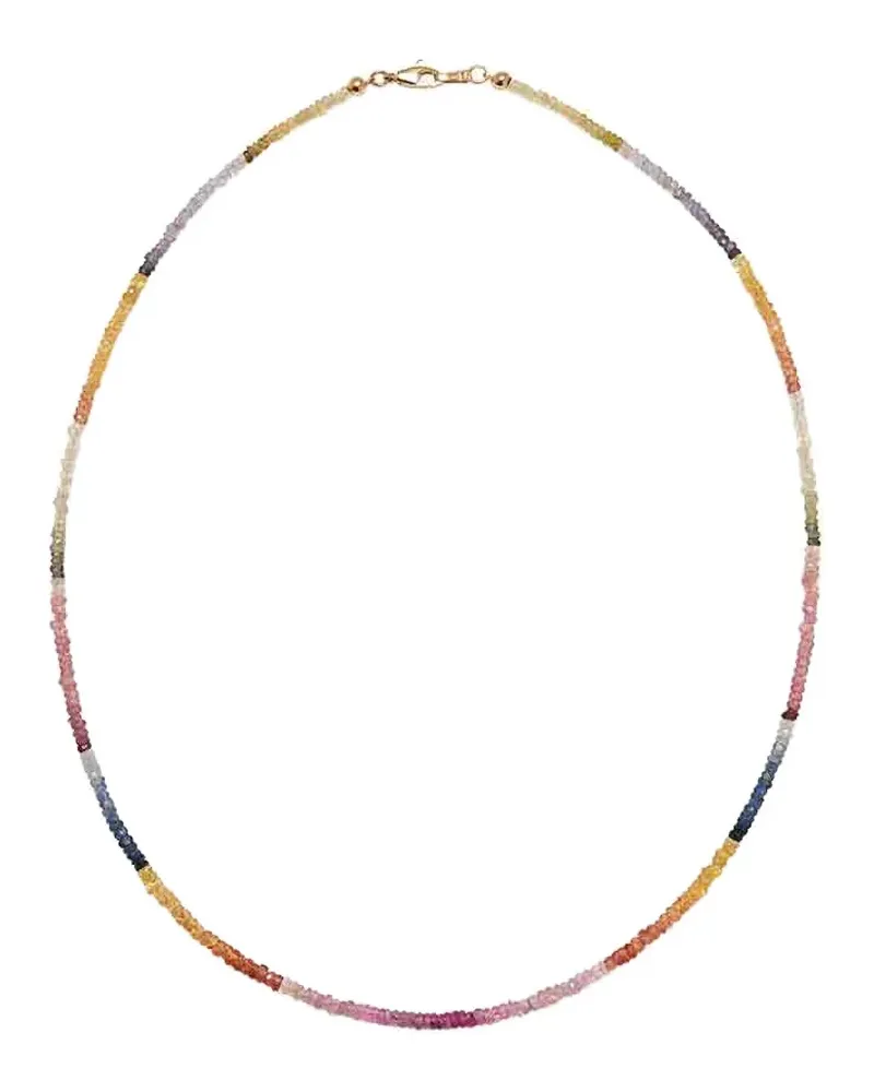 Lizzie Fortunato sapphire beaded necklace - Gold Gold