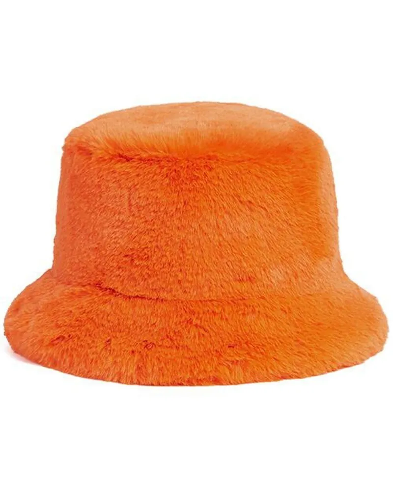 APPARIS Gilly Koba Fischerhut aus Fleece-Textur Orange