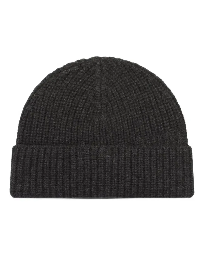 Brunello Cucinelli ribbed-knit beanie hat - Grau Grau