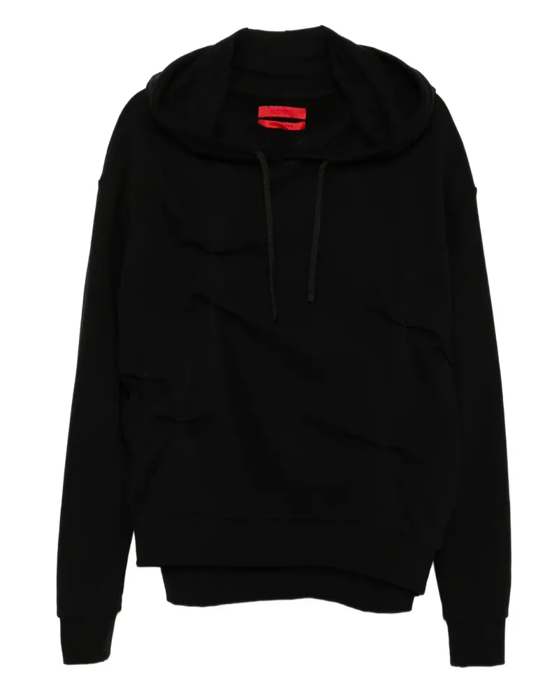 KUSIKOHC Multi Rivet Hoodie - Schwarz Schwarz