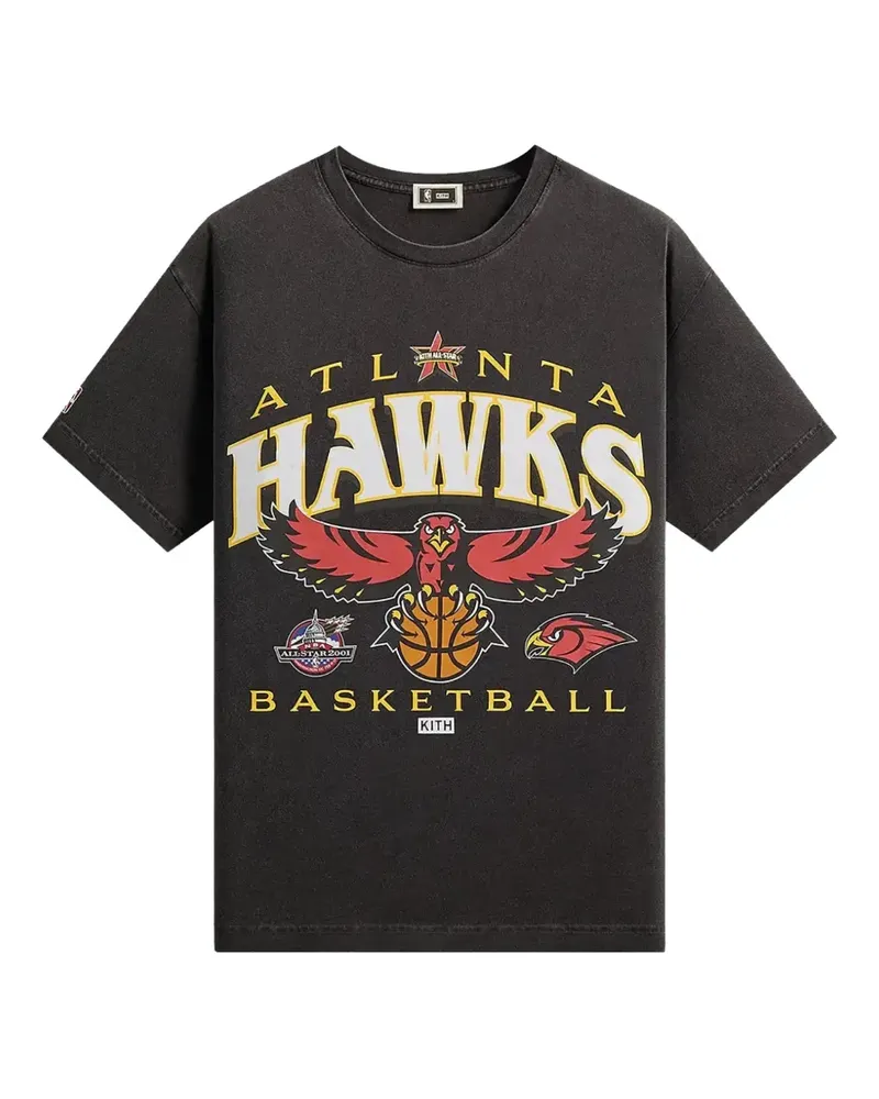 KITH NBA All-Star Atlanta Hawks T-shirt - Schwarz Schwarz