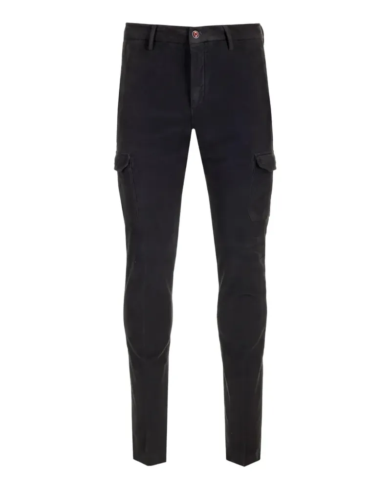 Al Duca D’Aosta 1902 corduroy cargo pants - Schwarz Schwarz