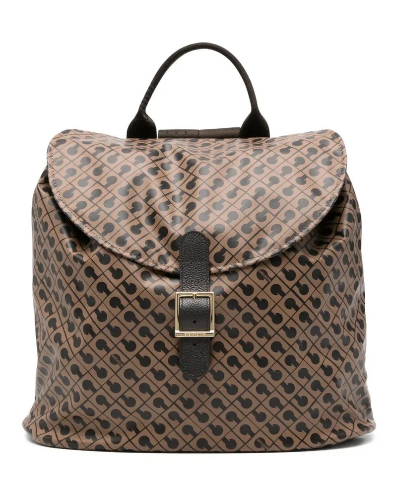 Gherardini patterned backpack - Braun Braun
