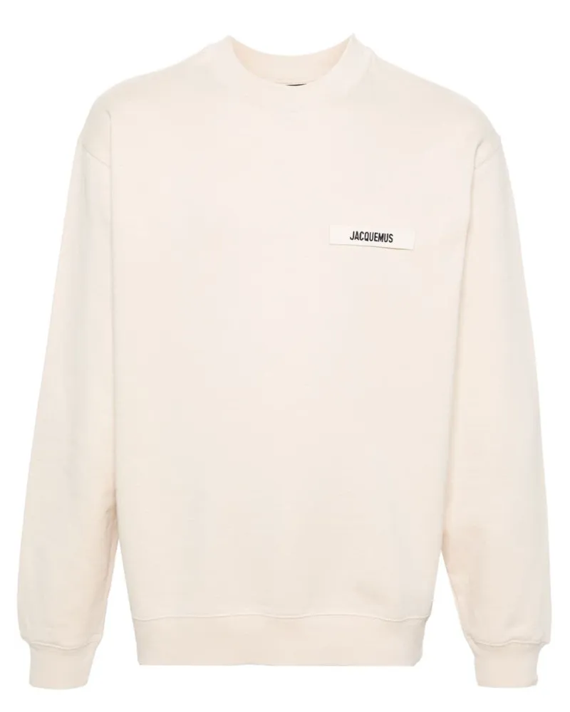 Jacquemus Le Sweatshirt Gros Grain Oberteil - Nude Nude