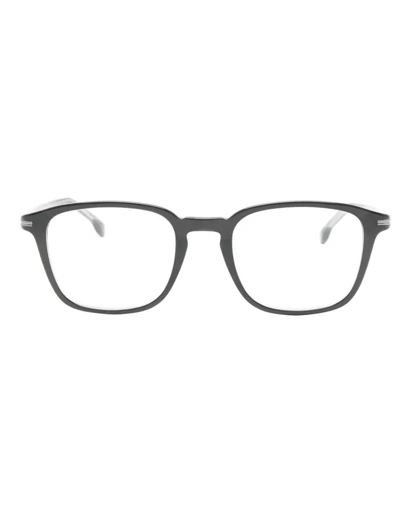 HUGO BOSS Brille mit eckigem Gestell - Schwarz Schwarz