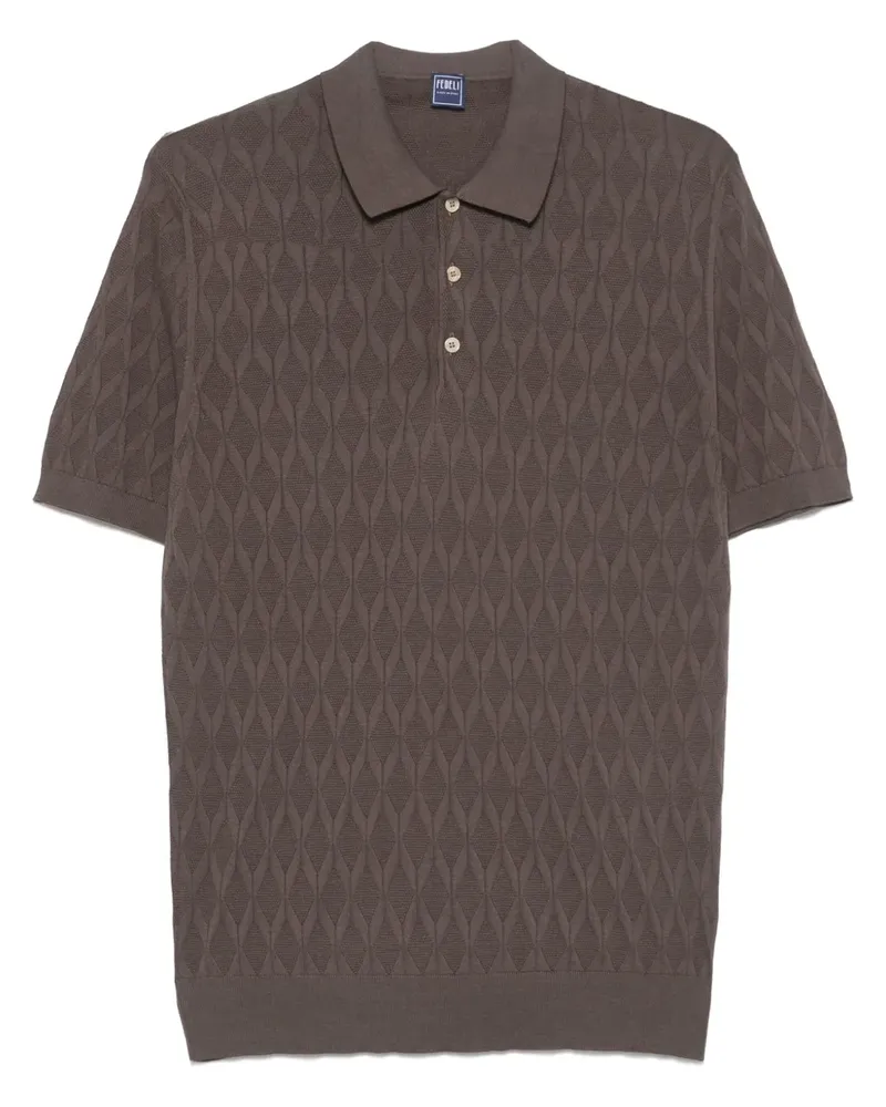 Fedeli Rumba Poloshirt - Braun Braun