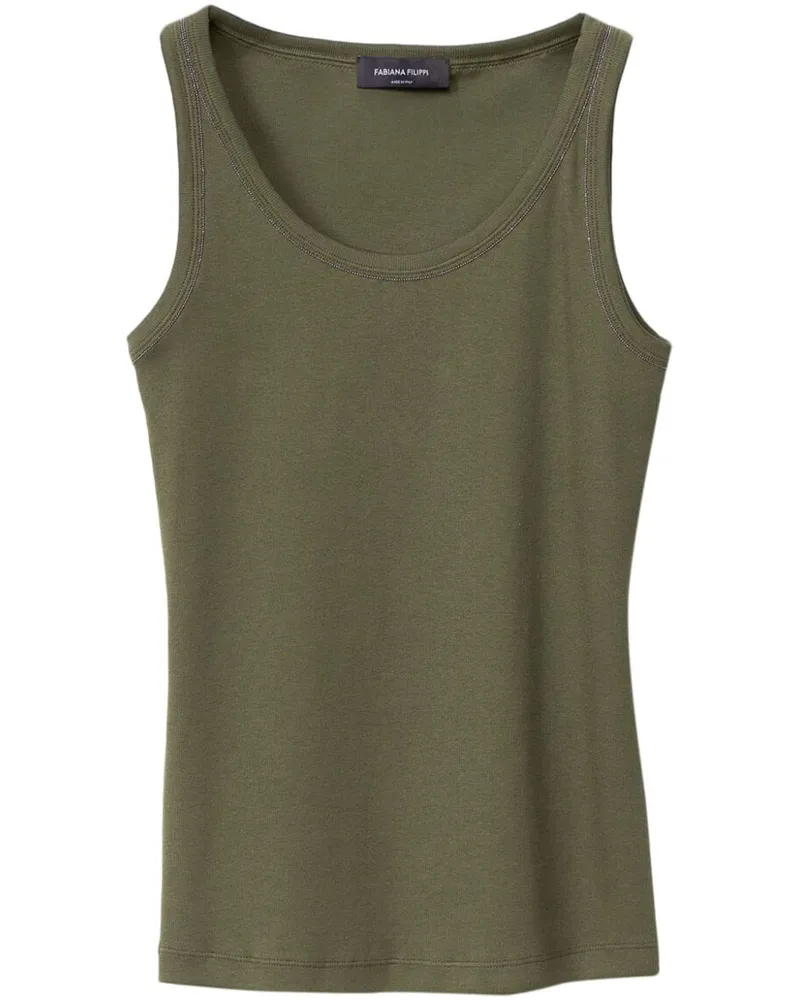 Fabiana Filippi Tanktop mit Racerback - Grün Grün