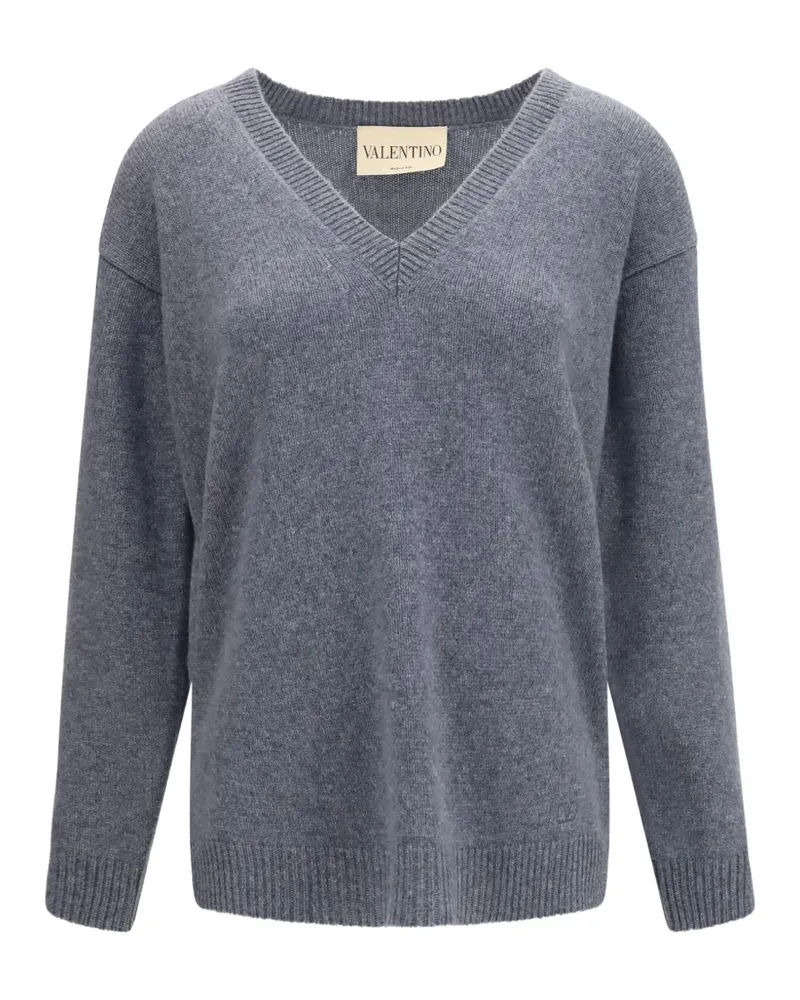 Valentino Garavani V-neck cashmere sweater - Grau Grau