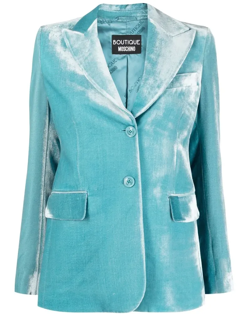 Moschino Blazer mit steigendem Revers - Blau Blau