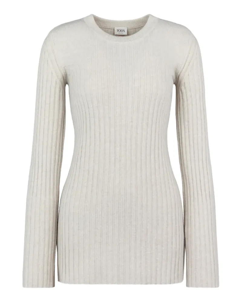 TOD'S Gerippter Strickpullover - Nude Nude