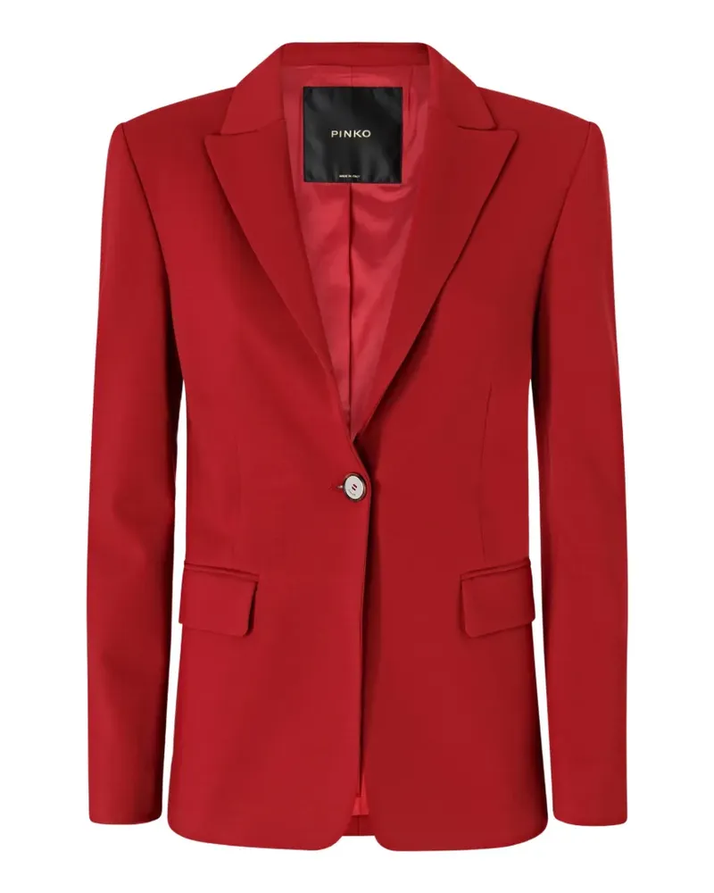 Pinko single-breasted peaked-lapels blazer - Rot Rot