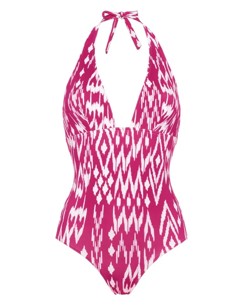 Eres Sunny Badeanzug mit Neckholder-Ausschnitt - Rosa Rosa