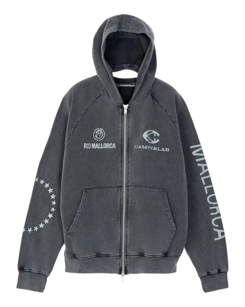 Camper RCD Mallorca Hoodie mit Logo-Print - Grau Grau