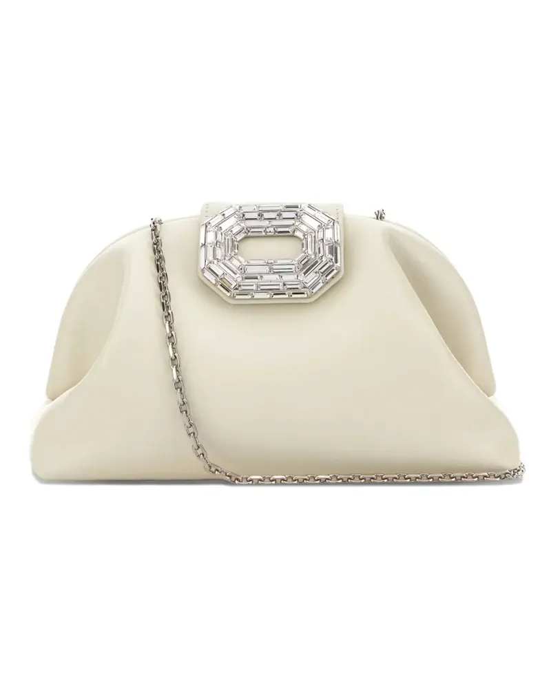 Amina Muaddi Camelia Handtasche - Nude Nude