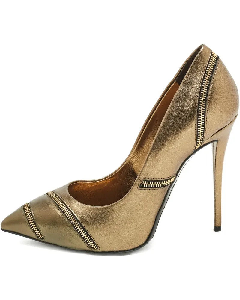 Giuseppe Zanotti Pumps mit Reißverschlussdetail - Gold Gold