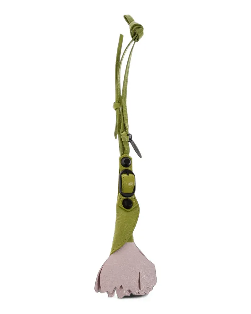 Balenciaga Le City carnation charm/keyring in pistache/pink - Grün Grün