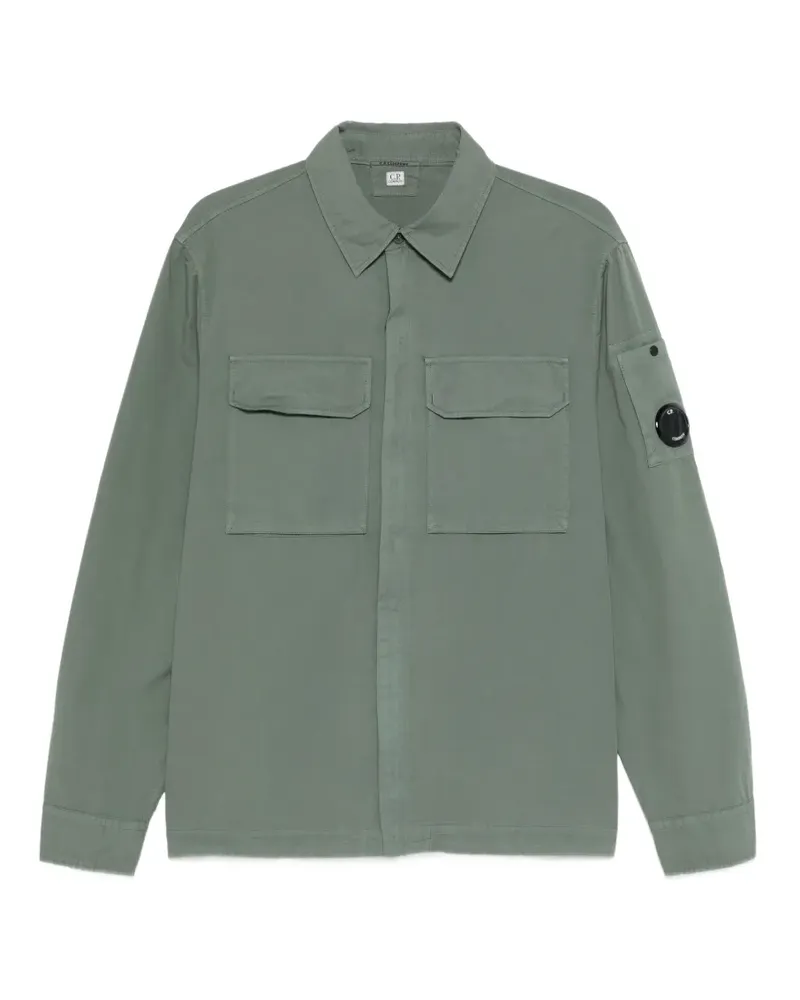 C.P. Company Hemdjacke mit geknöpfter Tasche - Grün Grün