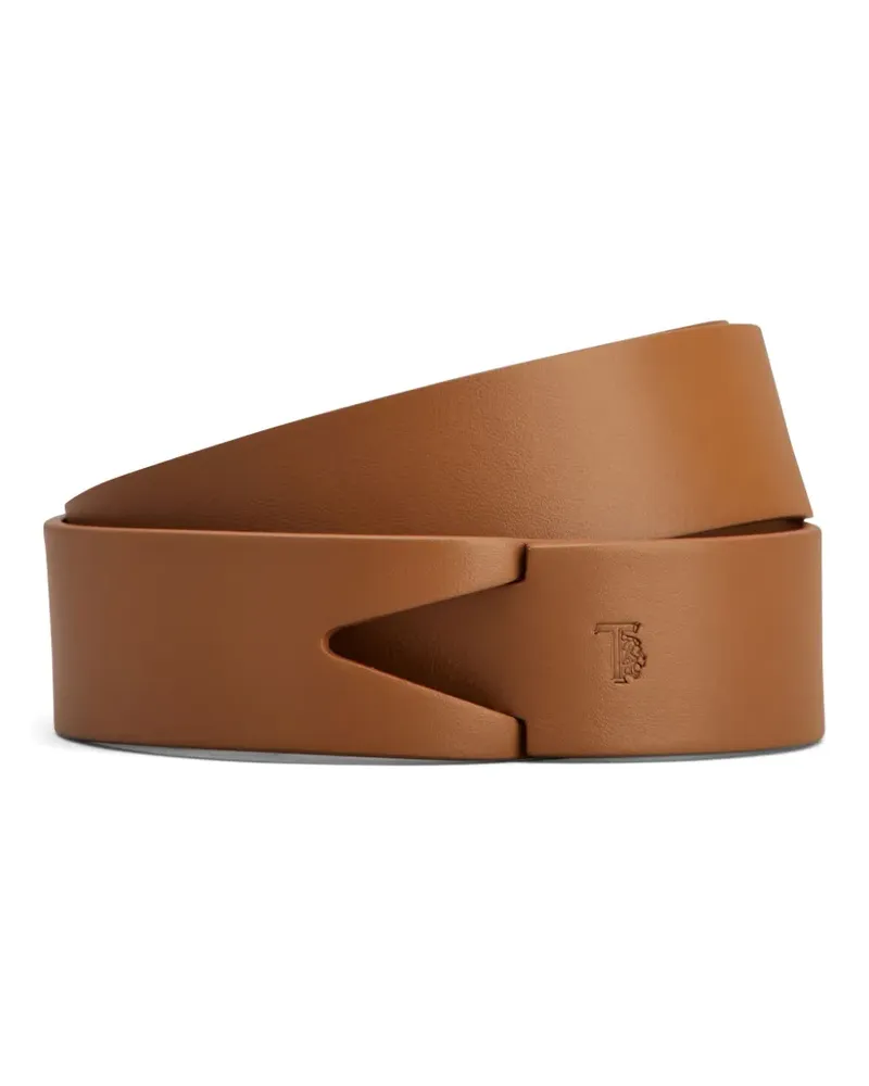 TOD'S New Greca Gürtel - Braun Braun