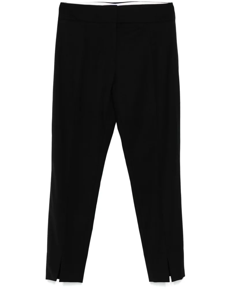 Patou Klassische Tapered-Hose - Schwarz Schwarz