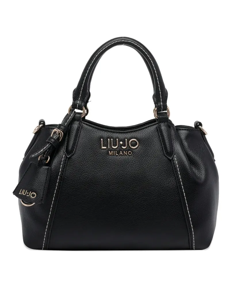 Liu Jo Tote Bag mit Logo - Schwarz Schwarz