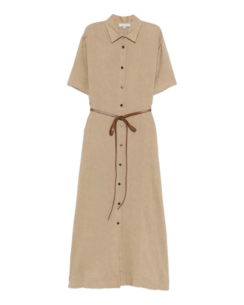 Antonelli Firenze belted midi dress - Nude Nude