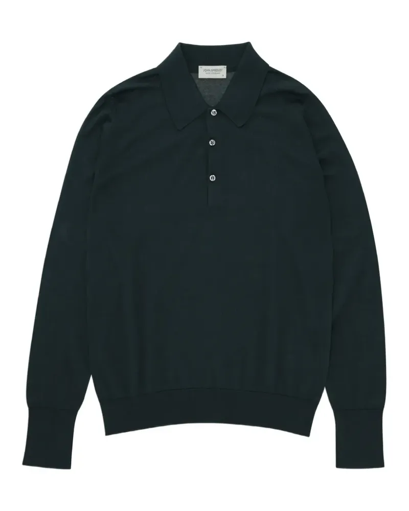 Fortela Finchley Poloshirt aus Baumwollstrick - Grün Grün