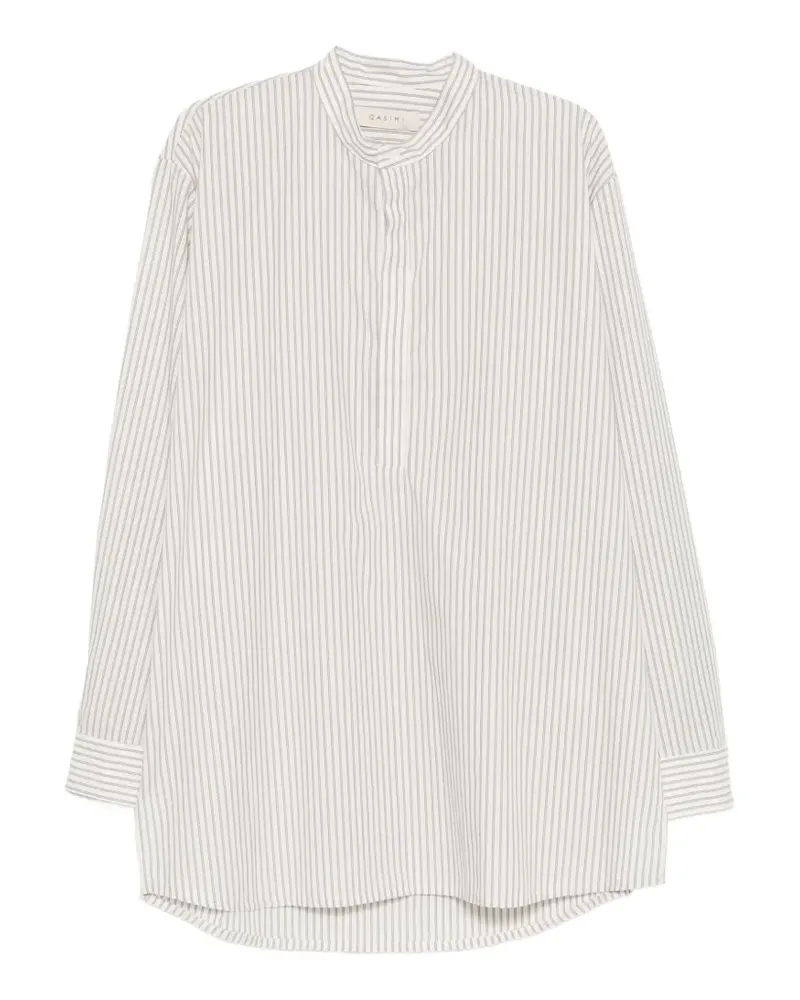 QASIMI Gestreiftes Hemd - Weiß Weiß
