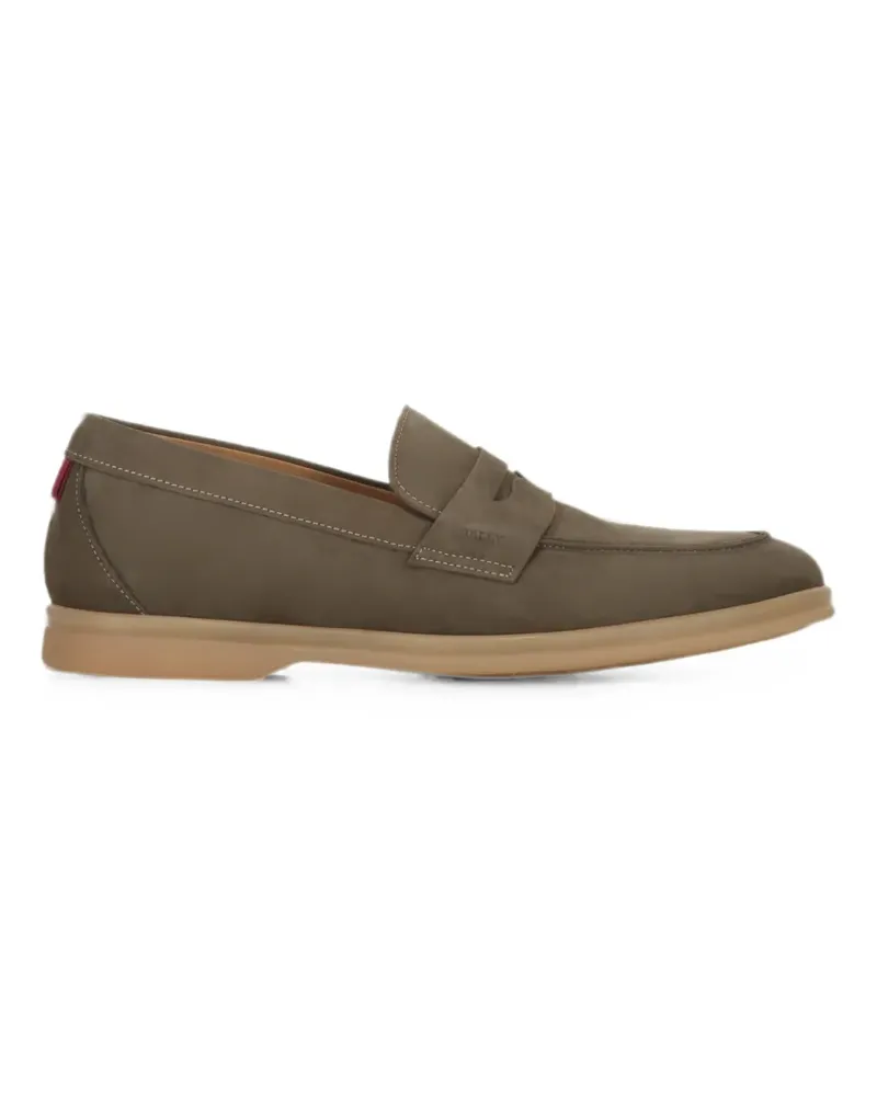 Bally leather in loafers - Grau Grau