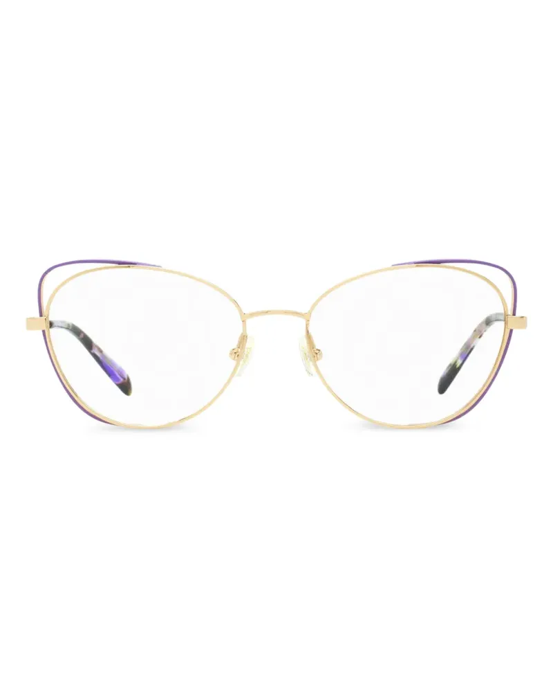 Emilio Pucci Brille mit Logo - Gold Gold