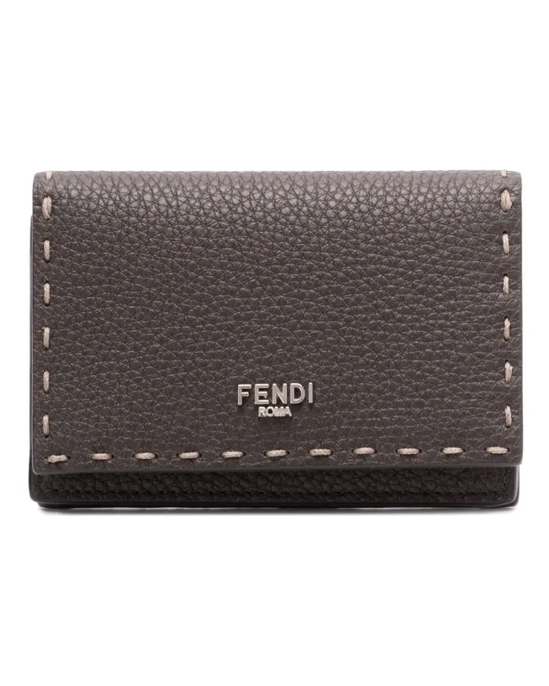 Fendi Selleria Portemonnaie - Braun Braun