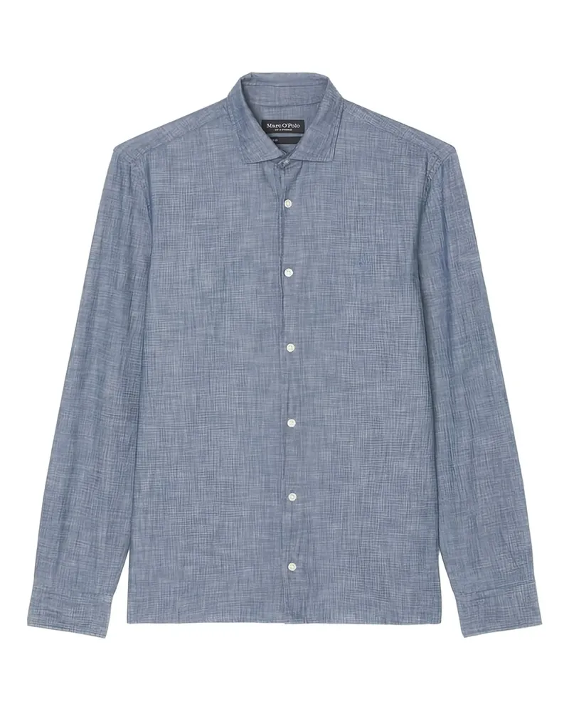 Marc O'Polo Hemd aus Chambray - Blau Blau