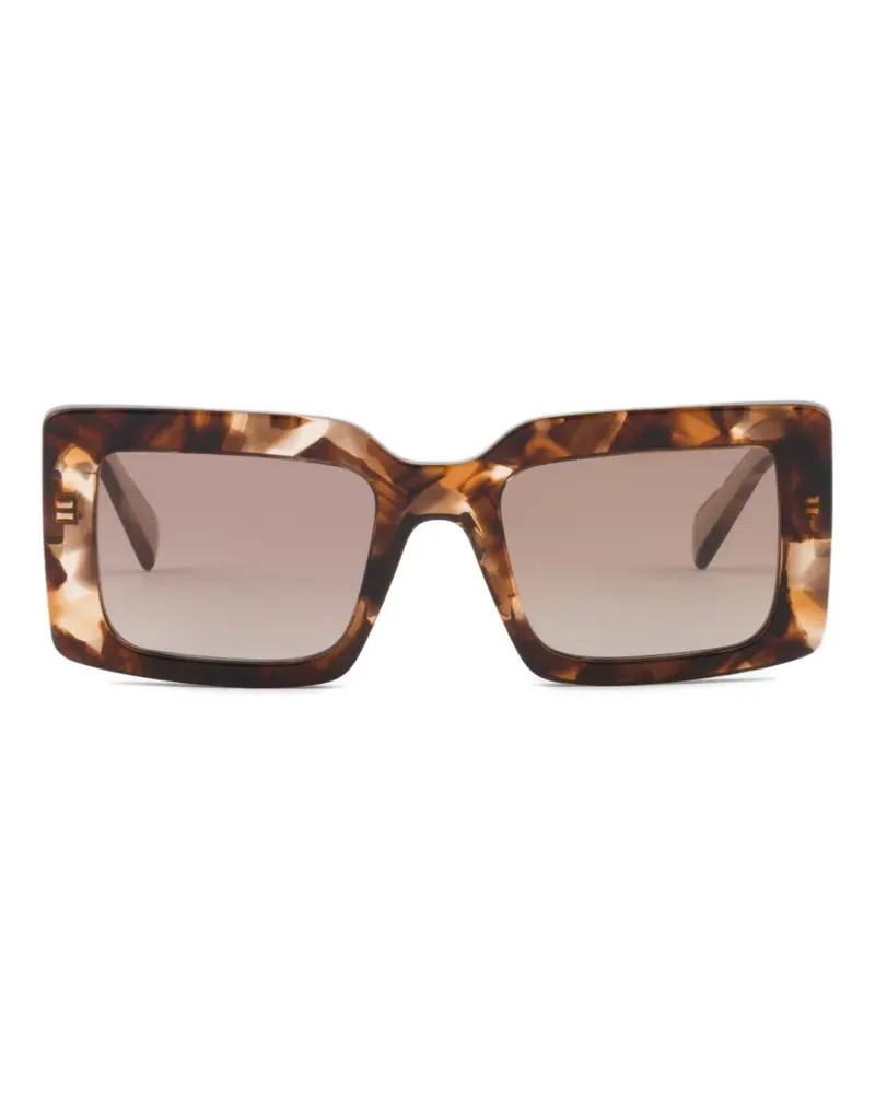 Prada Sunglasses with Prada logo - Braun Braun