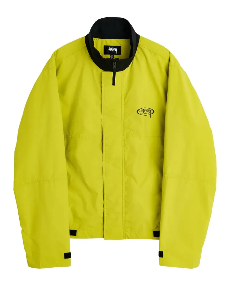 Stüssy MX Jacke mit Logo-Print - Gelb Gelb