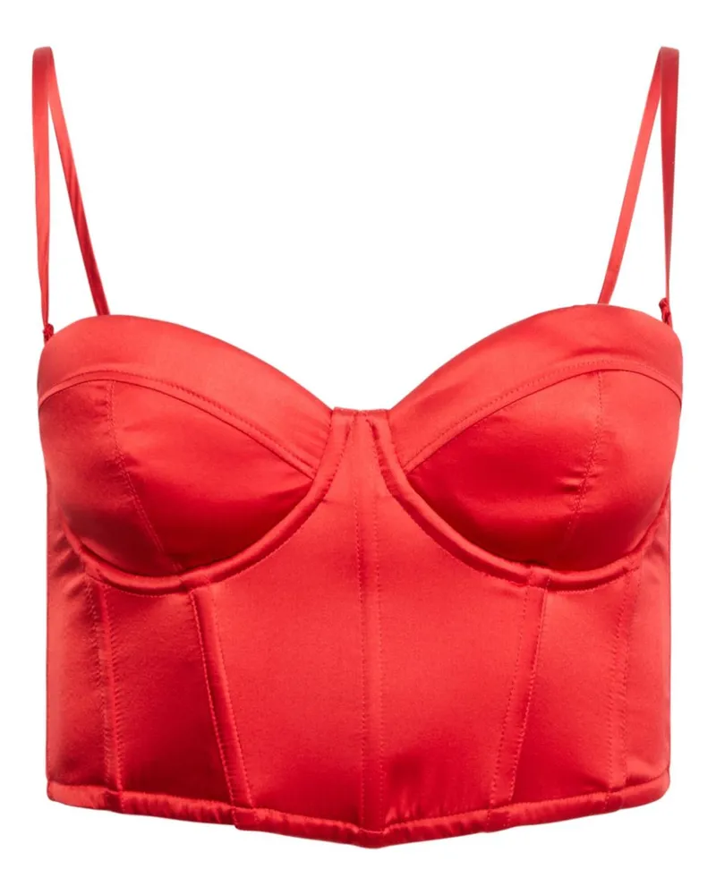 Fleur Du Mal Hamptons Corsage - Rot Rot