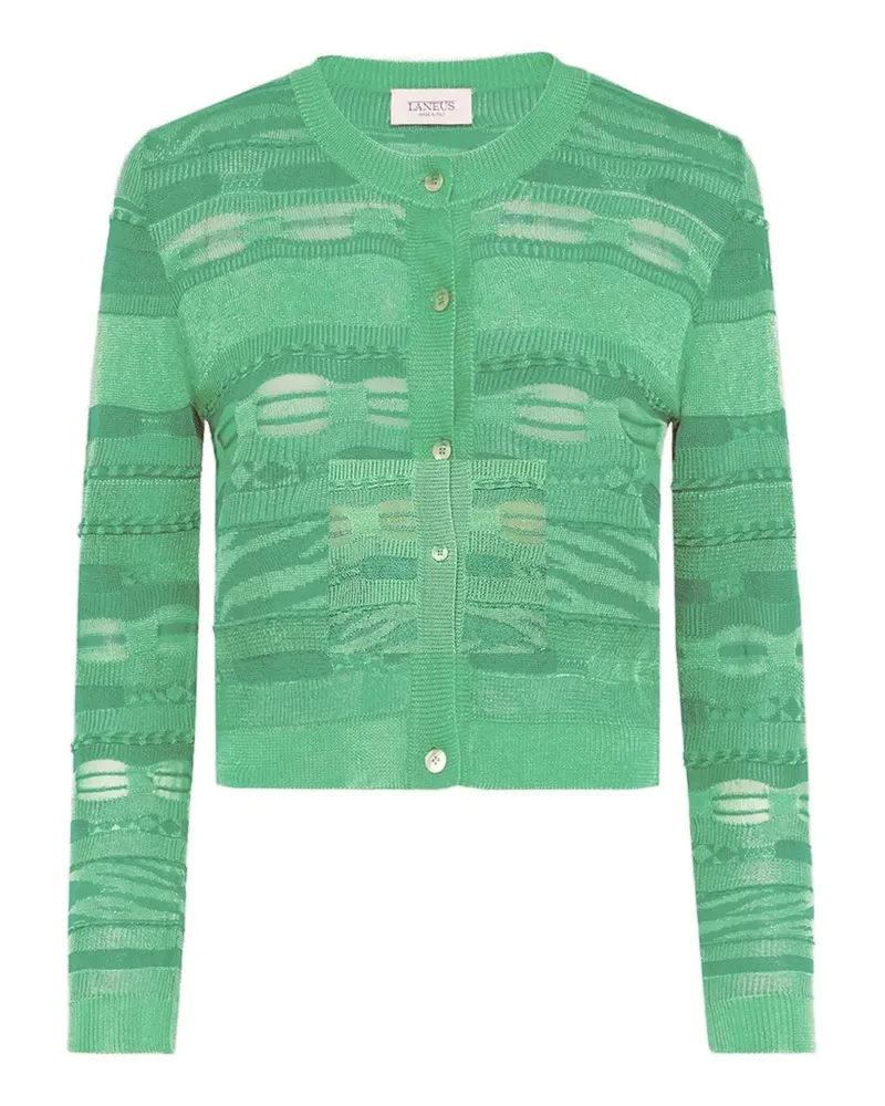 Laneus Cardigan mit Knopfverschluss - Grün Grün