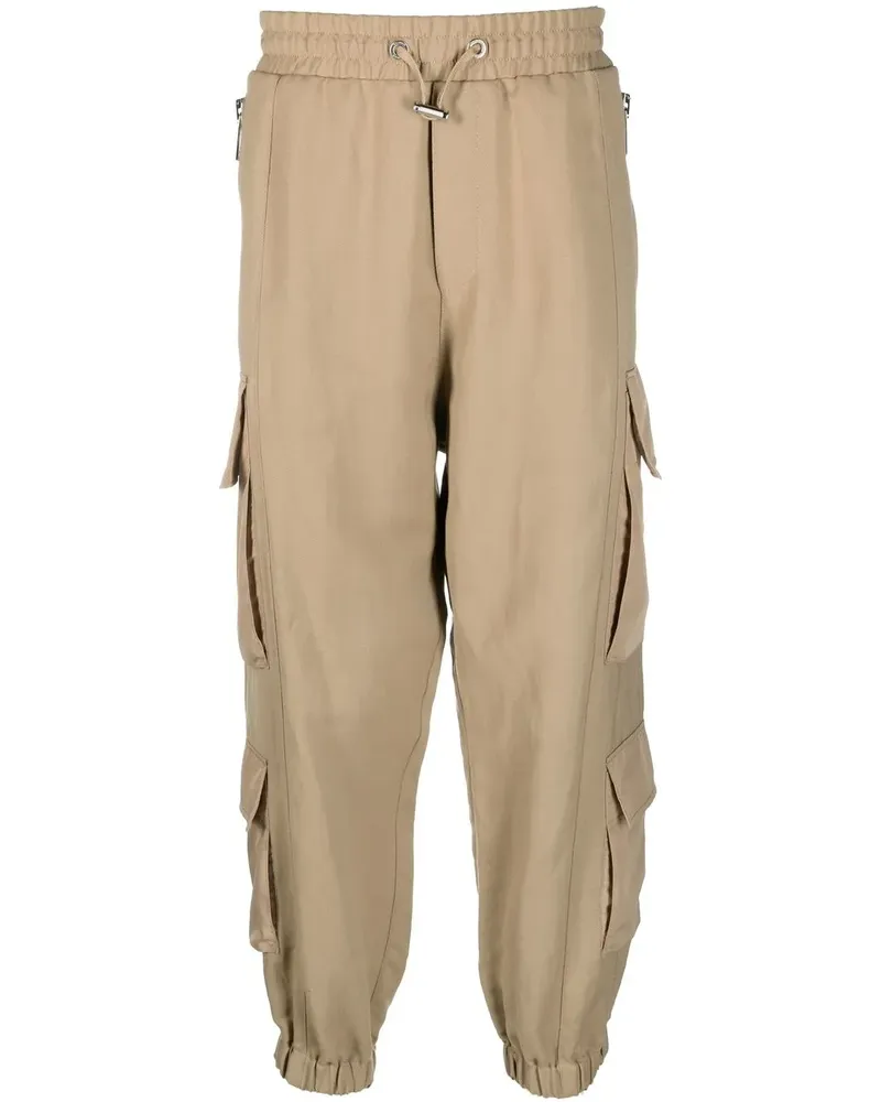 Balmain Jogginghose mit aufgesetzten Taschen - Braun Braun