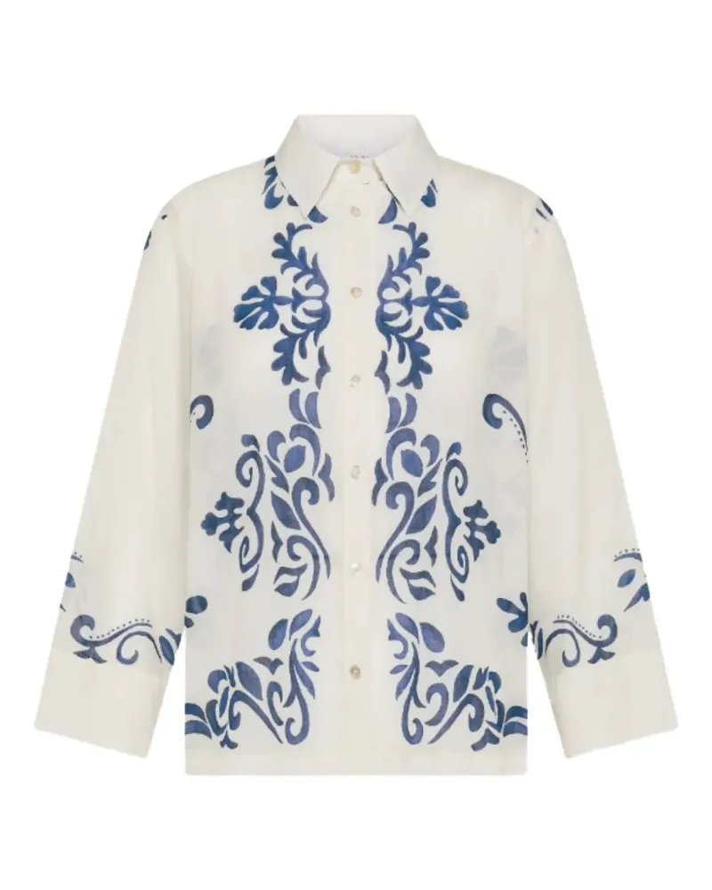 Seventy floral print shirt - Weiß Weiß