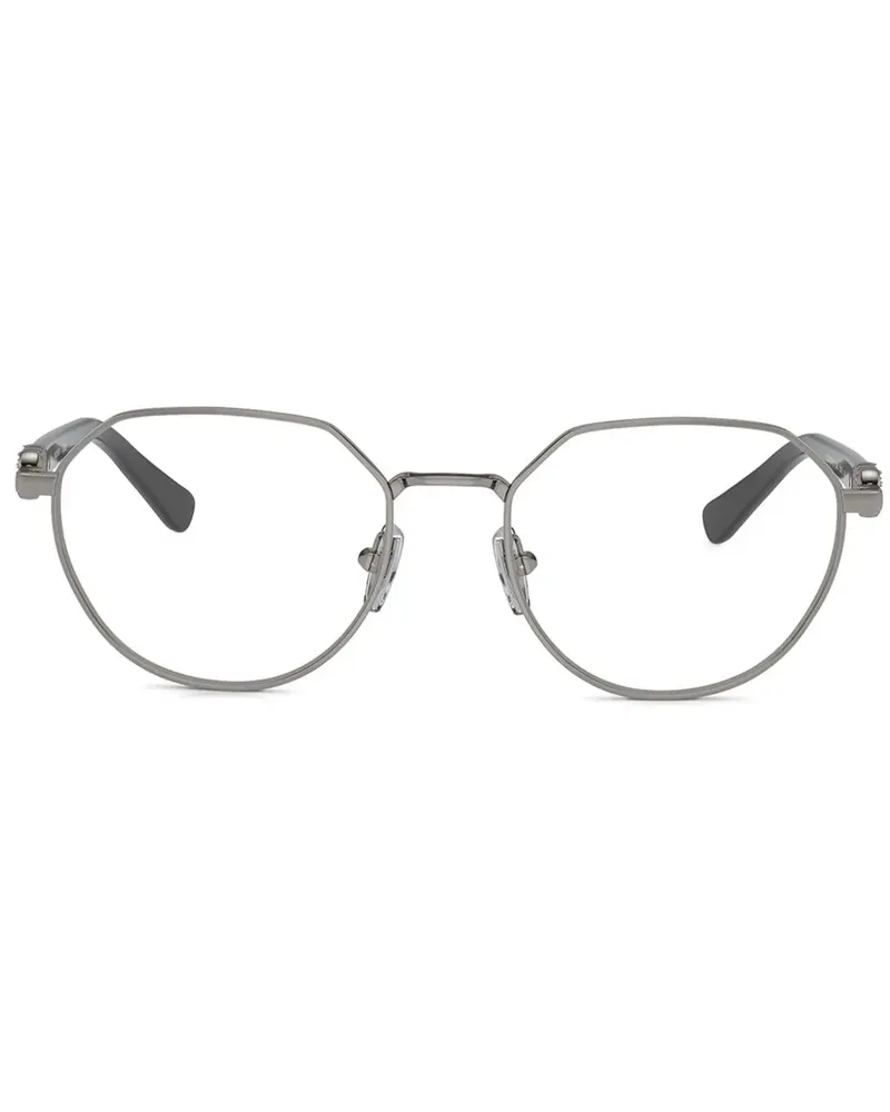 Vogue Brille mit rundem Gestell - Grau Grau