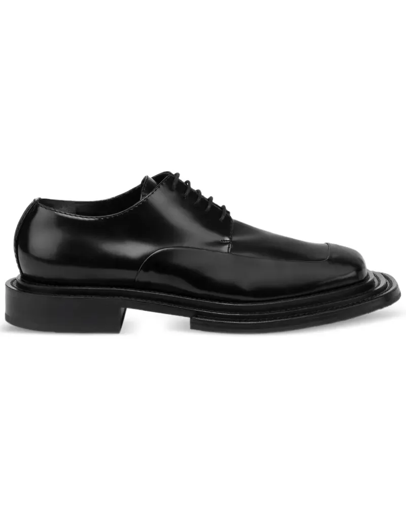 Moschino Klassische Derby-Schuhe - Schwarz Schwarz