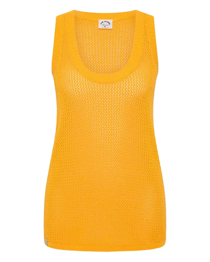 The Upside Gestricktes Wales Tanktop - Gelb Gelb