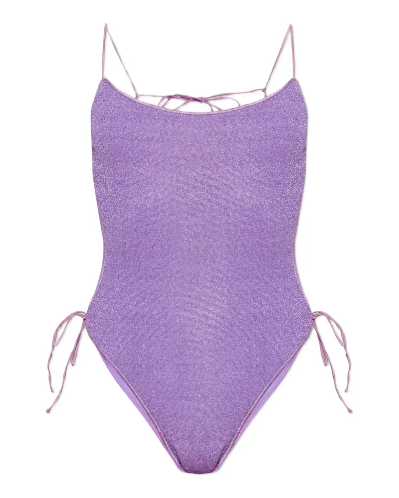 Oséree Badeanzug mit Schnürung - Violett Violett