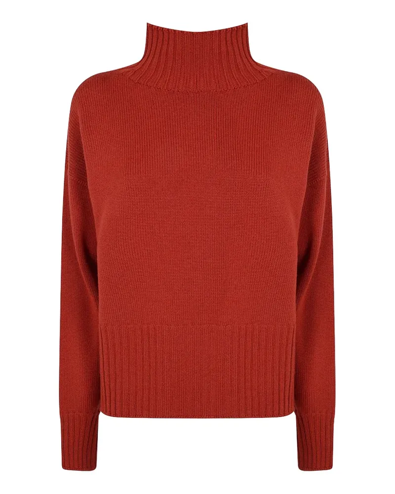 Drumohr  Gerippter Pullover - Rot Rot