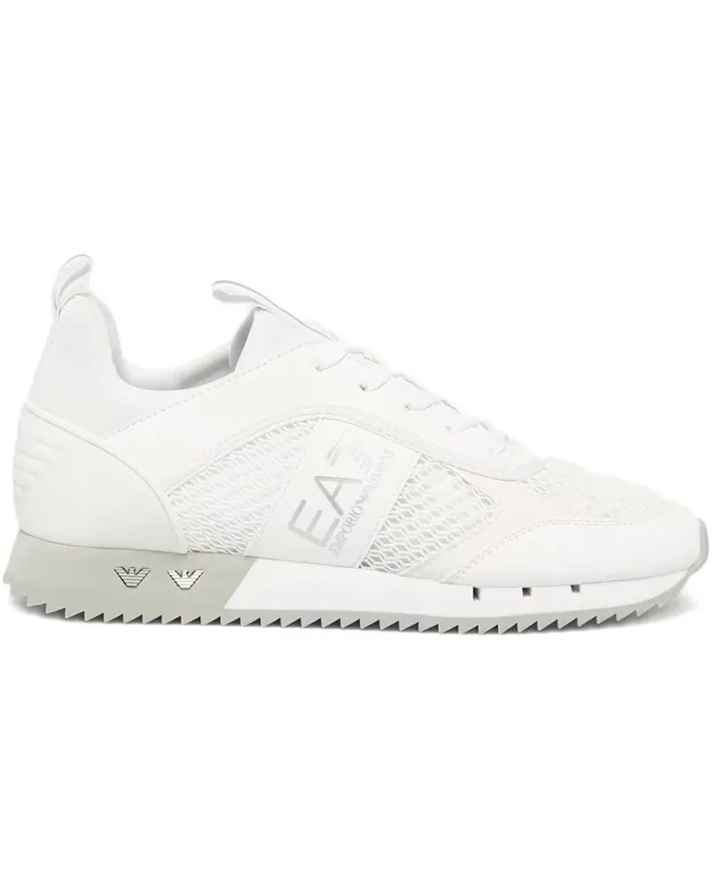 EA7 Sneakers mit Mesh-Einsatz - Weiß Weiß