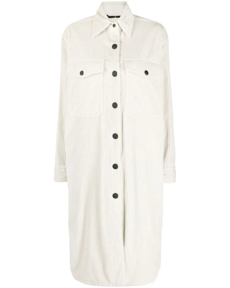 Moncler Hemdjacke aus Cord - Nude Nude