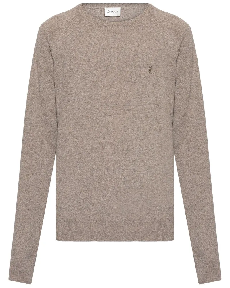Saint Laurent Cassandre Pullover Braun