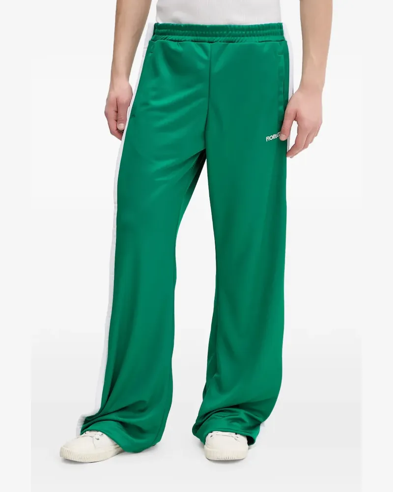 Fiorucci stripe-detail trousers - Grün Grün