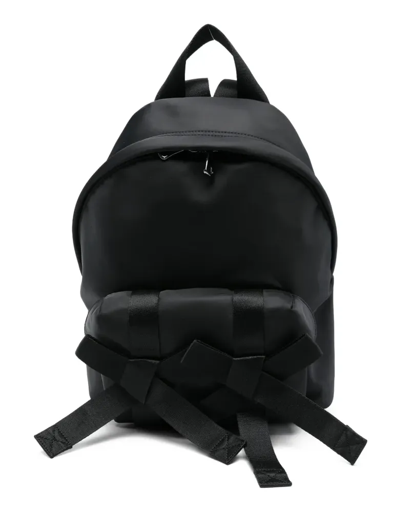 Simone Rocha bow-appliqué backpack - Schwarz Schwarz