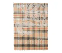 Schal mit Ritteremblem-Print - Nude