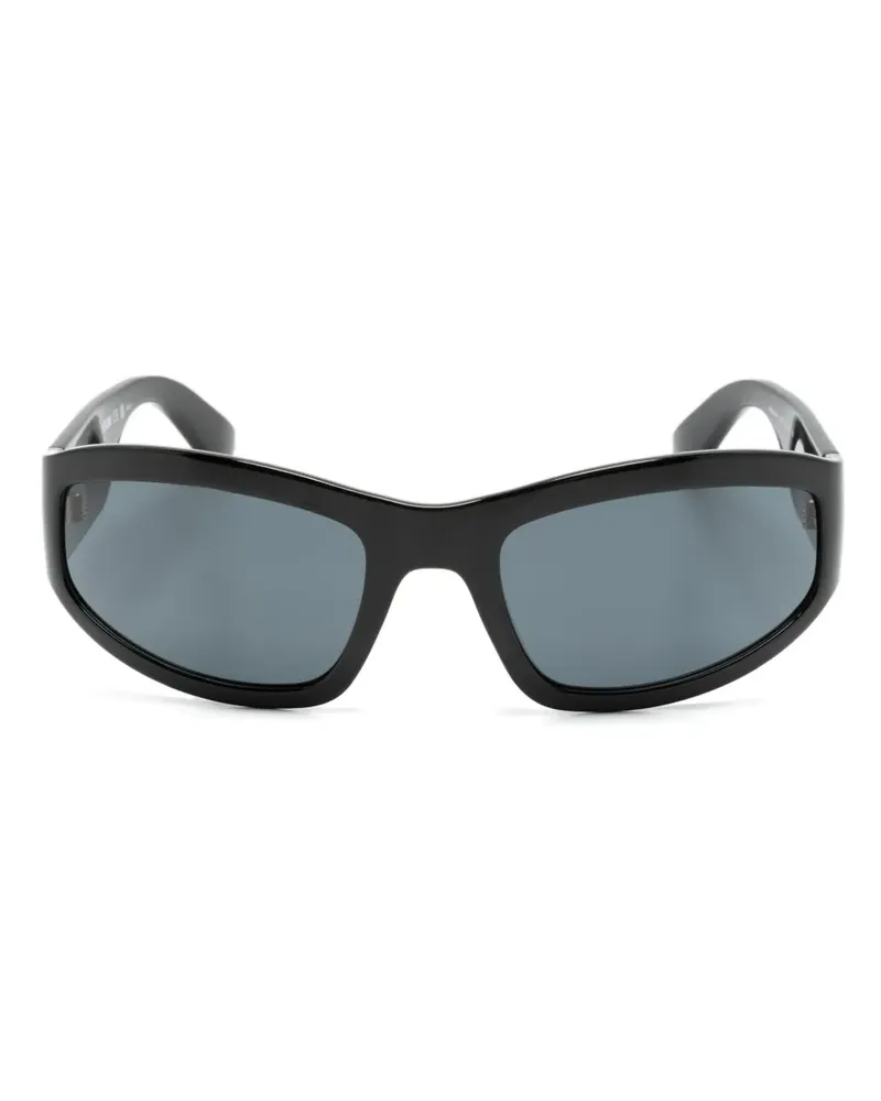 Moschino Sonnenbrille im Biker-Look - Schwarz Schwarz